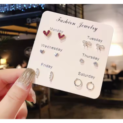 اقراط  بسيطة لطيف رائعة